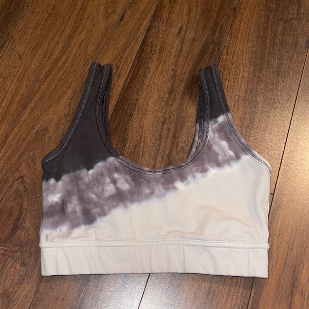 tie dye sports bra